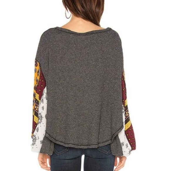 Free people  we the free oversized hippie style waffle shirt. Fits up medium - Picture 8 of 15